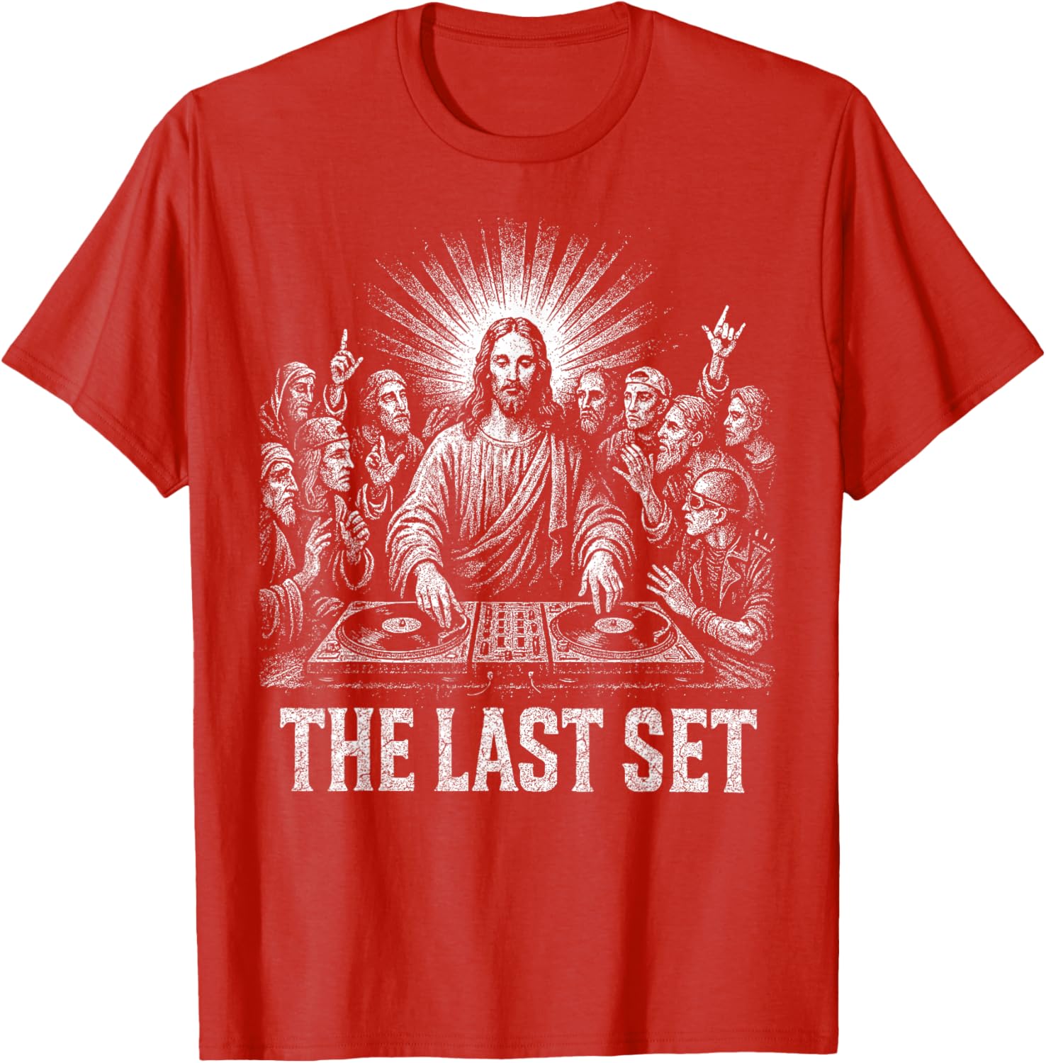 

Jesus Last Set Rave Unisexs TShirt Cotton Unisexs Clothing Womens Popular Fashion Rock Punk Fans Gifts 2026 Summer New T Shirt 4XL
