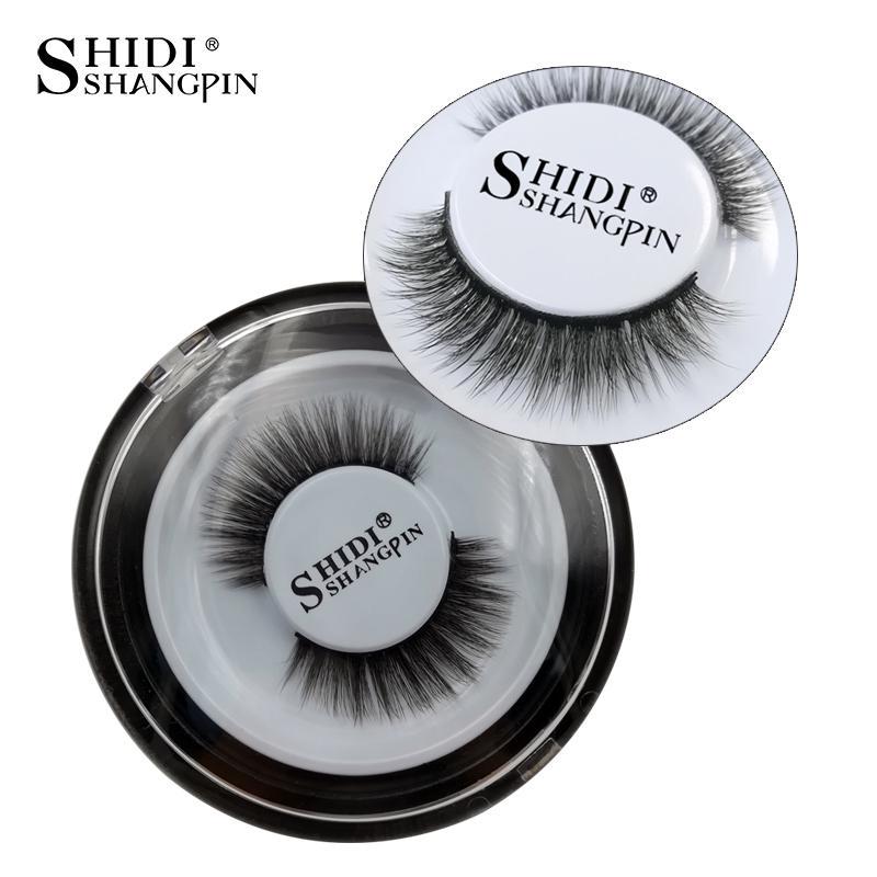 Buy SHIDISHANGPIN 1 Pair 3D Mink Lashes Natural Long False Eyelashes