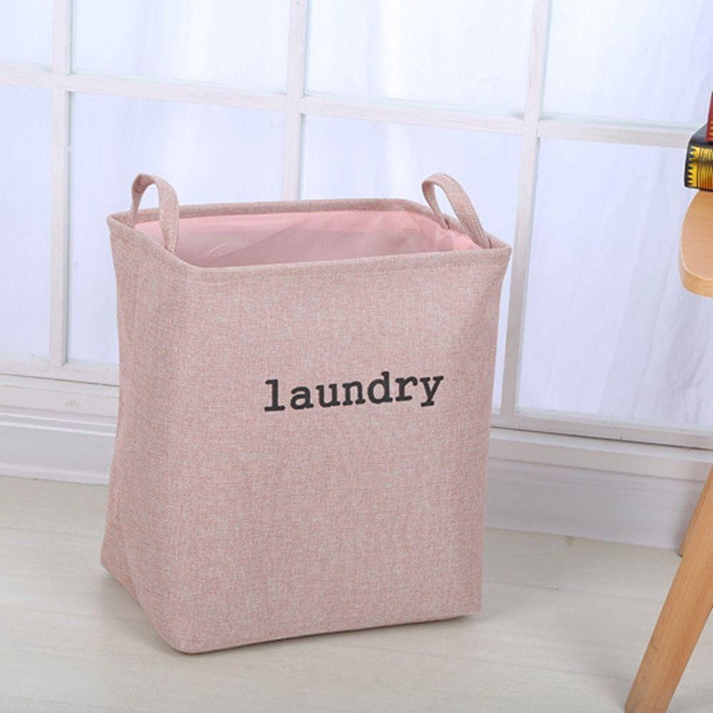Foldable Dirty Clothes Storage Basket EVA Jute Clothes Storage Basket Toys Organizer  Sundries