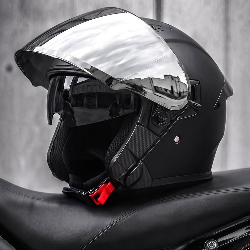 AD 3/4 Motorcycle Helmet Men Women 3C Certified Universal Season Half Electric Scooter