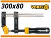 Carpenter's clamp 80x300mm 37108 VOREL