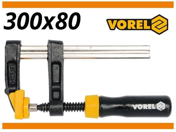 Carpenter's clamp 80x300mm 37108 VOREL