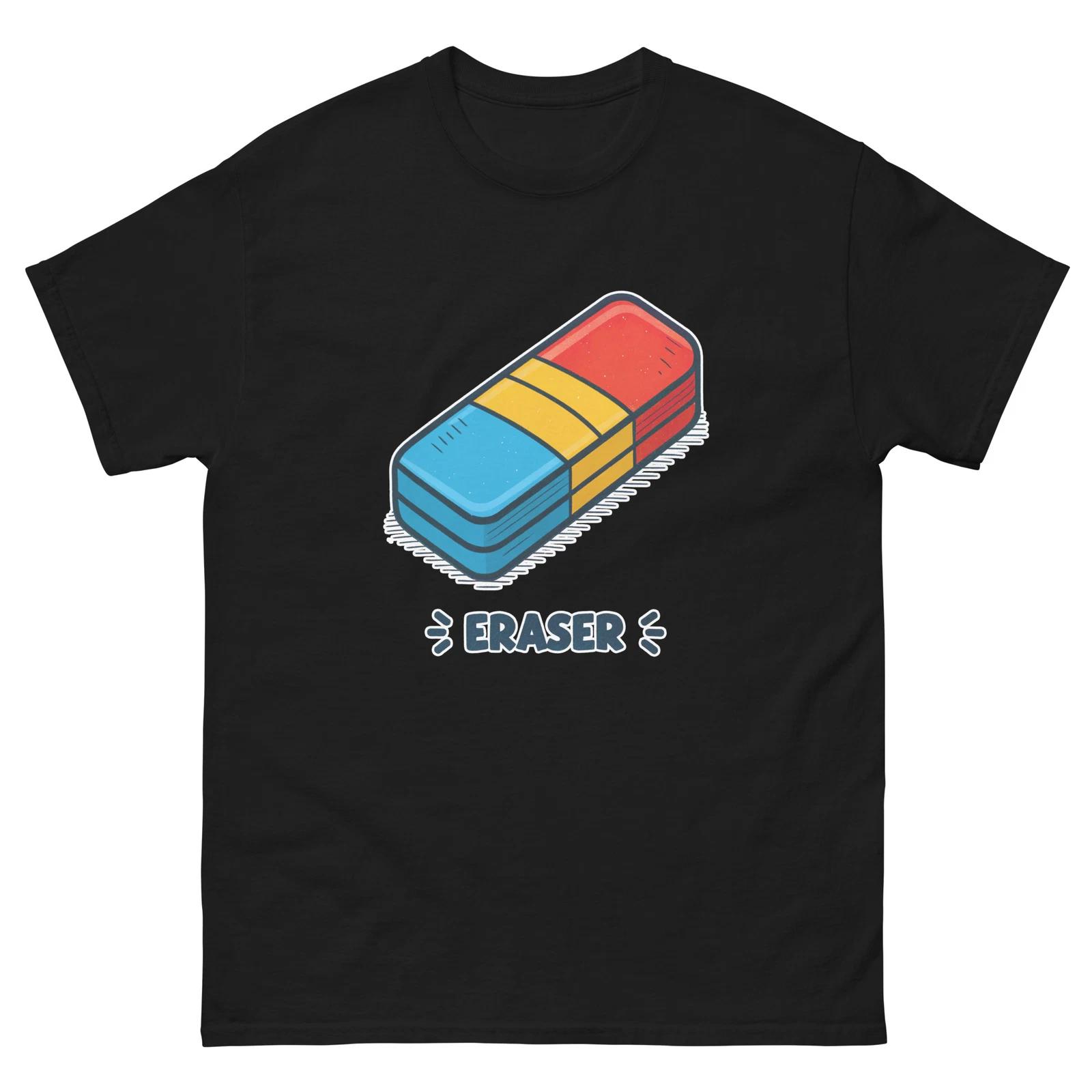 Eraser School Classroom Object Office Teacher T-Shirt M