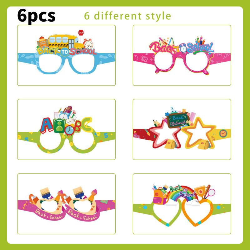 Kids Event Paper Glasses Set For Childrens Day And Classroom Prop Activities