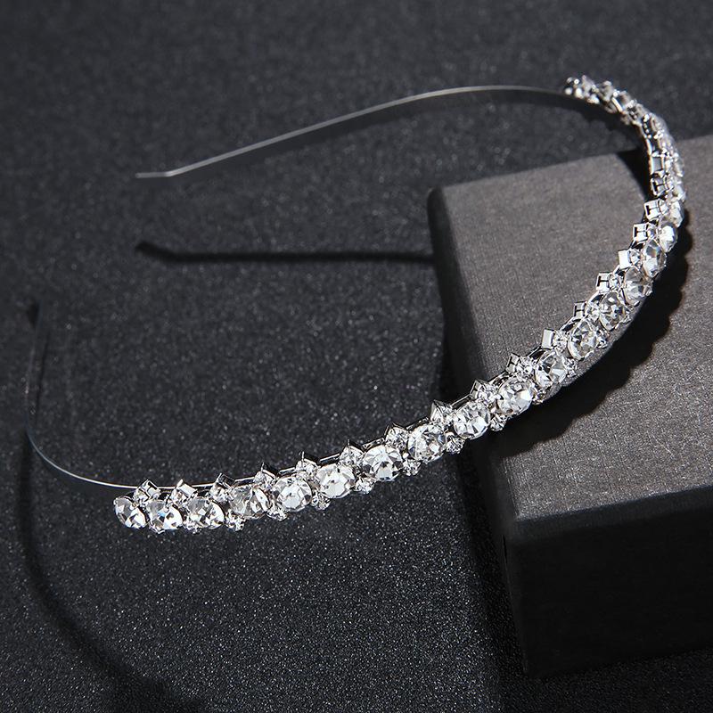 

Новые головные уборы, минималистичные аксессуары, повязки на голову, ювелирные изделия ручной работы из сплава с бриллиантами