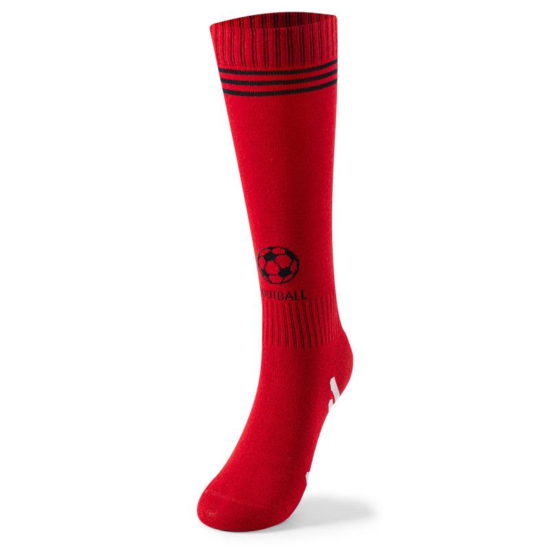Spring And Summer Children'S Football Socks Thin Boys And Girls Medium And Small Children Classic Striped High Tube Sports Calf Cotton Socks Sweat