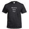 Worlds Best Cop Police Man Serve Protect Shirt Funny Shirt Gift Cotton T-Shirt