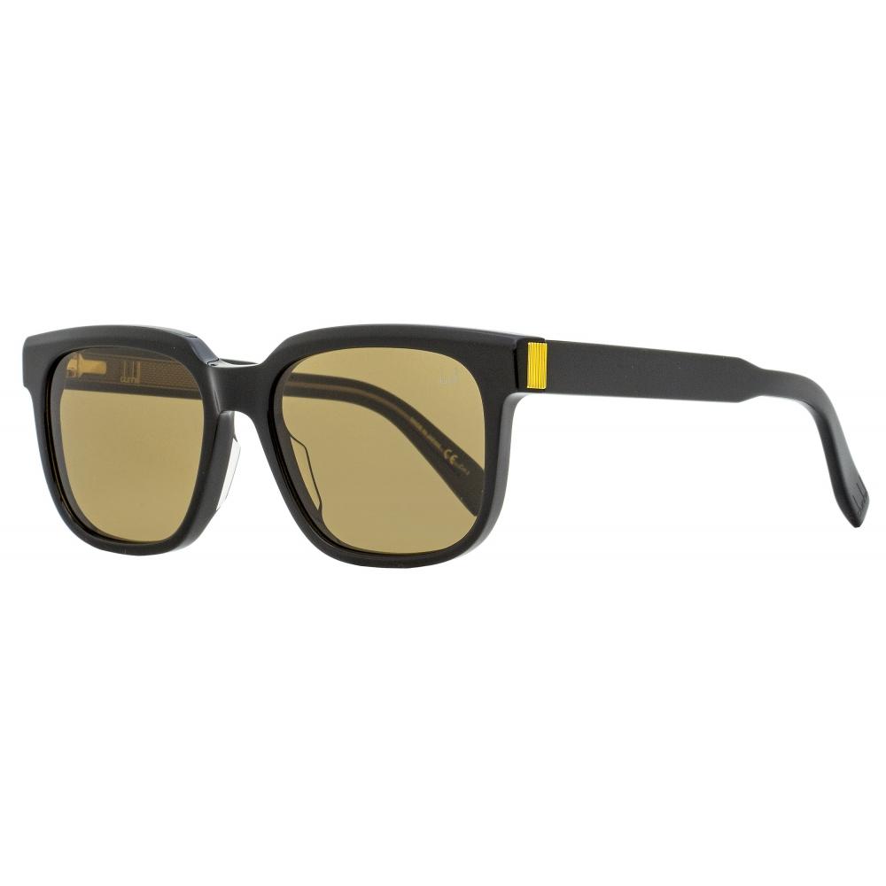 

Dunhill Unisex Rectangular Sunglasses Du0002s 001 Black Gold 54mm 001