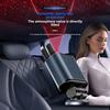 Retractable Car Charger 120W Starry Sky Top Projection Light Four-In-One Type-C+Lightning Dual Wires Usb+Pd Expansion Socket