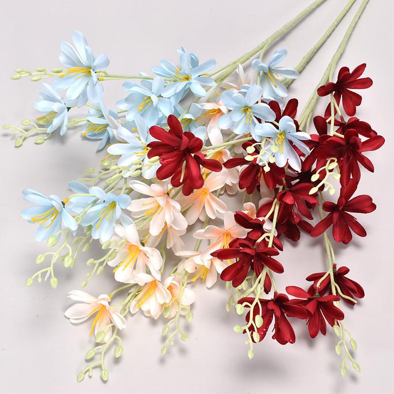 Simulated Liliflora Magnolia Desr Silk Flower Wedding Home Decor Photography And