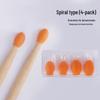 5A7A Silicone Drumstick Head Cover for Practice Mute & Electronic Drums.