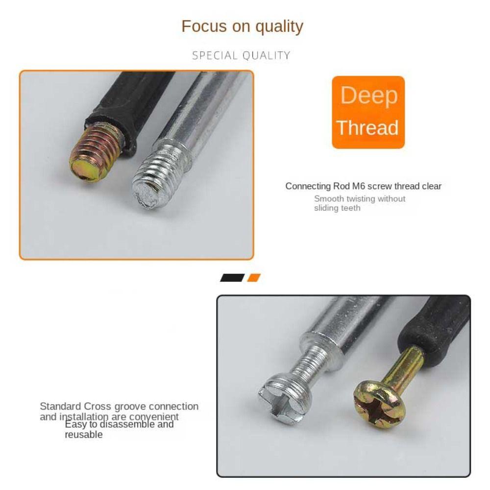 Link Fixer Cabinet Connecting Rods Nut Connectors for Cabinet Furniture Screw Furniture Connector