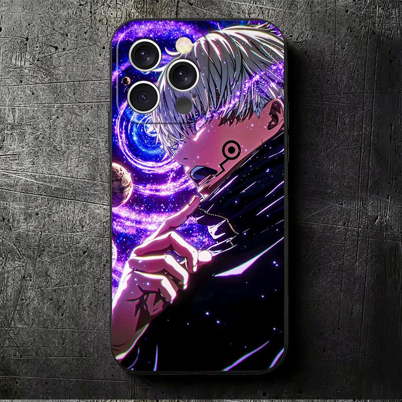 Anime Inumaki Toge JUJUSU Soft Phone Case for iPhone 16 16E 17 Air 15 Pro Max 14 Plus 13 Mini 11 12 7 Black Cover Back Shell