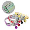 1Pc Pet Glowing Collars with Bells Glow At Night Dogs Cats Collar Necklace Chain Light Luminous Neck Ring Pet Accessories