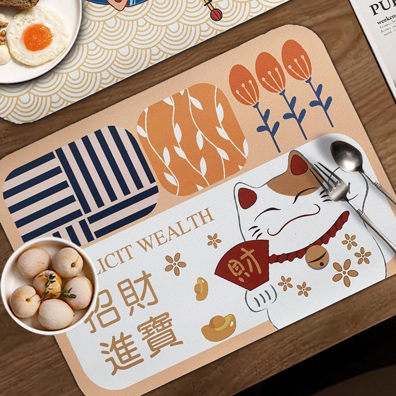 

VIKAMA Милый диатомовый коврик, Энергичный ковер для питомцев кошек и собак, Плацента питомца, Противоскользящий, Впитывающий, Мягкий и удобный домашний декор 40X60CM1.3X2FT