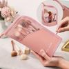 Toiletry Travel Makeup Bag Cosmetic Bag Brush Holder Organizer