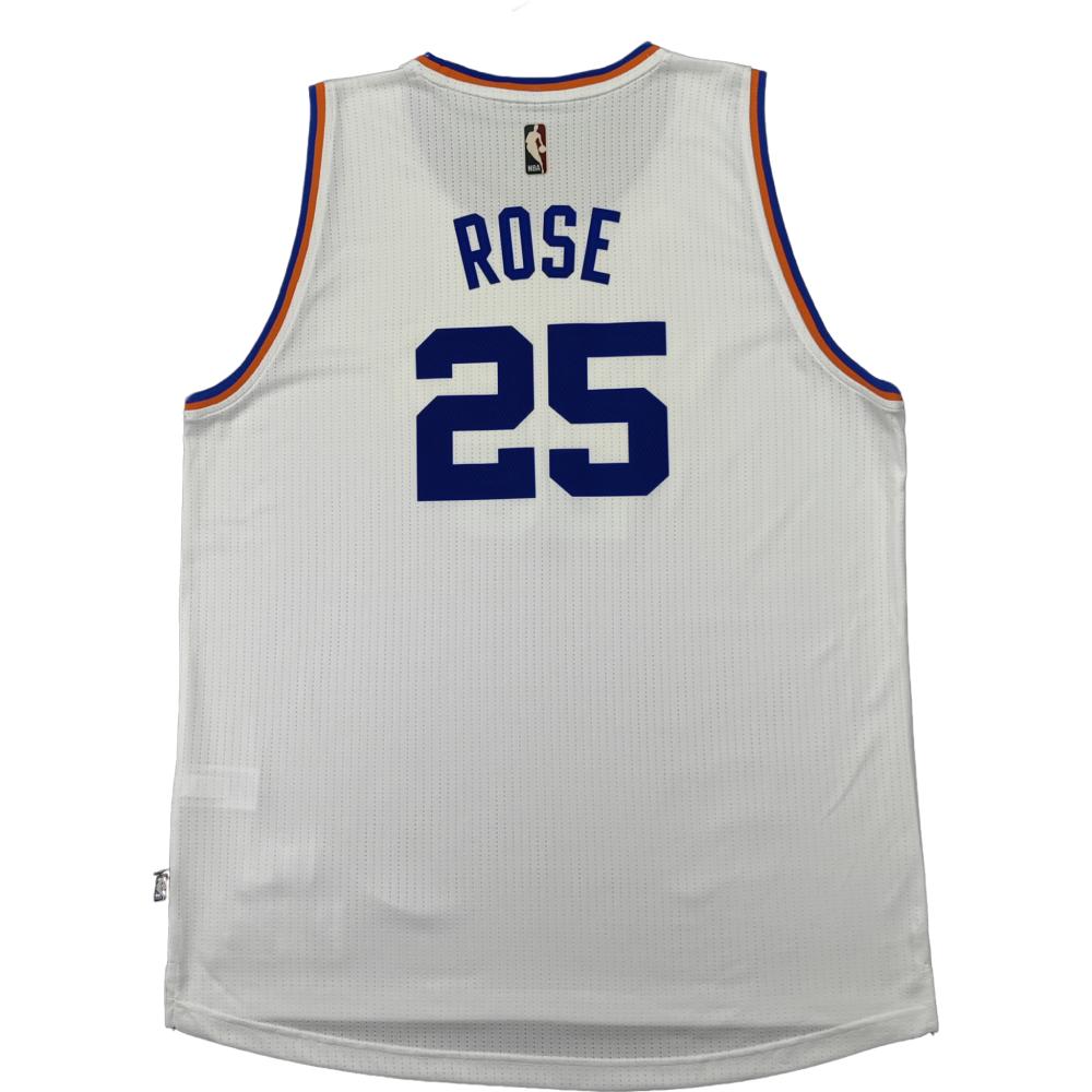 Adidas NBA Jersey Derrick Rose 25 New York Knicks 16-17 Season Retro Asia Version Swingman Fan Edition Crew Neck Sleeveless Basketball Tank Top CC2838