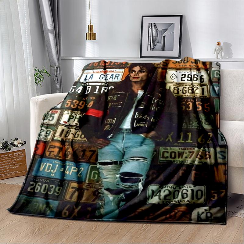 29 Style New Michael Jackson King of Pop MJ Star Blanket,Soft Throw Blanket for Home Bedroom Bed Sofa Travel Office Cover Kids