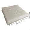 Textured Paving Form Custom Square Concrete Paver Easy Demolding Reusable Walkway Maker Forms