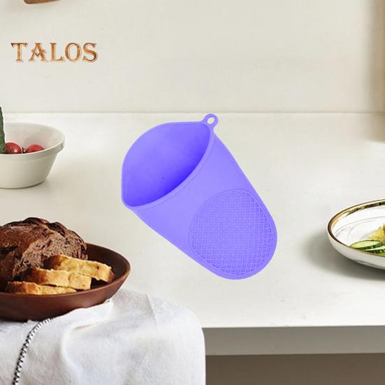 1 Pc Hand Clip High Temperature Resistance Non-Slip Reusable Creative Household Kitchen Silicone Microwave Mitten Kitchen Gadgets