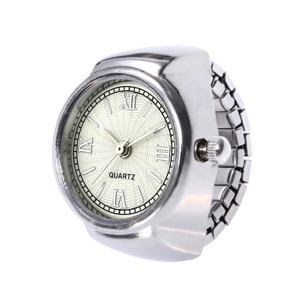 Vintage Ring Watches Mini Elastic Strap Ring Fashion Quartz Watch Rings Jewelry