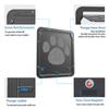 Dog Door for Screen Door,  Cat Door for Window Screen,Flap Opening 8 x 10 inches, ,Lockable Magnetic Flap Screen
