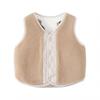 Children Fuzzy Vest Double Sided Style Waistcoat Fashion All Matched Winter Vest Jacket