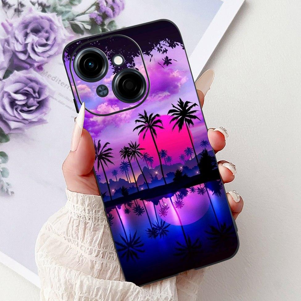 6.67'' For Tecno Spark Go 1 Case Pop 9 Cover Cute Cat Cartoon Fashion Butterfly Boy Girl Back Cover For Tecno Pop 9 Phone Case