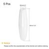 uxcell Guitar Single Tremolo Arm Bar Tip Caps, 5mm Diameter, ABS White Cover, Arm Crank Handle for Electric Guitar, 5 Pieces
