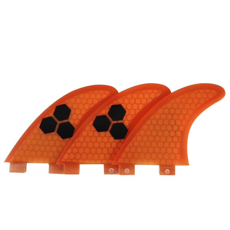 

3 Pcs/set Surf Fins For G5 Fins Honeycomb Fin Multicolor Surfing Fin Orange G5#1