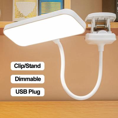 New Adjustable Flexible Foldable Dimming USB Plug LED Desk Lamp for Bedroom Night Lights, Providing Eyes Protection and Comforta