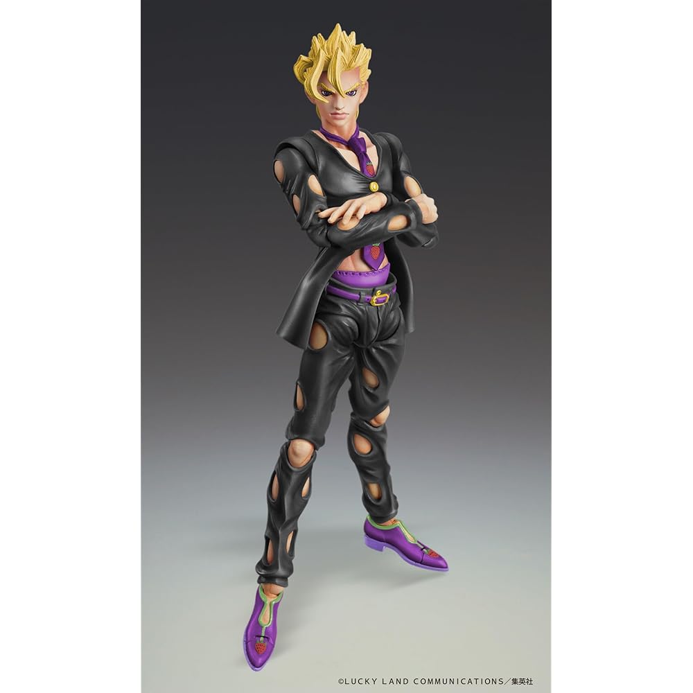 Super Action Statue "JoJo's Bizarre Adventure Part 5" "Panna Cotta Fugo Ver. BLACK" Approximately 150mm PVC & ABS & Nylon Painted Movable Figure