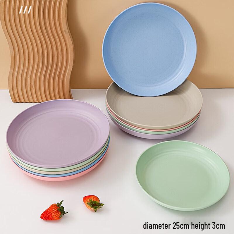 ZISIZ Round Disposable Dinner Plate
