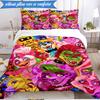 Set Biancheria da Letto Festa Five Nights 3 Pezzi, Include 1 Copripiumino e 2 Federe Perfetto per Camera da Letto, Dormitorio, Regalo di Natale per Fan