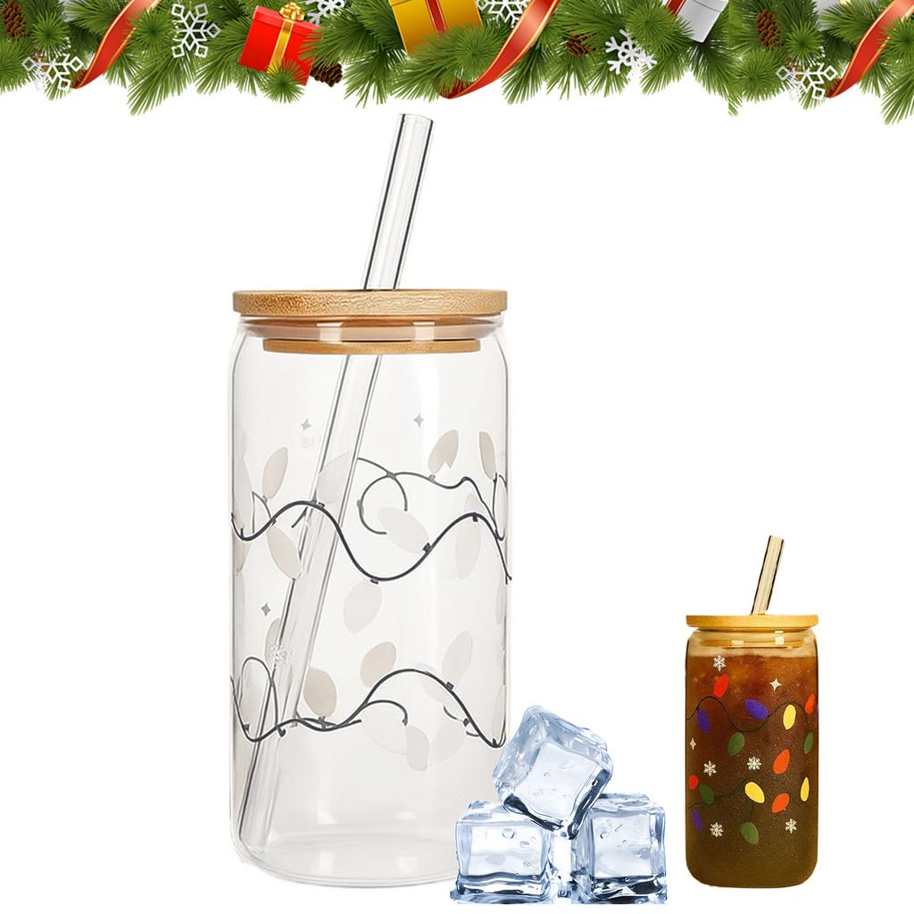 Color Changing Christmas Cup Reusable Coffee Mug Color Changing Christmas Cups with Lids for Cappuccino Tea Latte Milk Soda