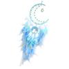 Night Glowing Beads Dreamcatchers Star Moon Feathered Windchimes Wall Hanging Ornament for Eid Ramadans Car Decoration