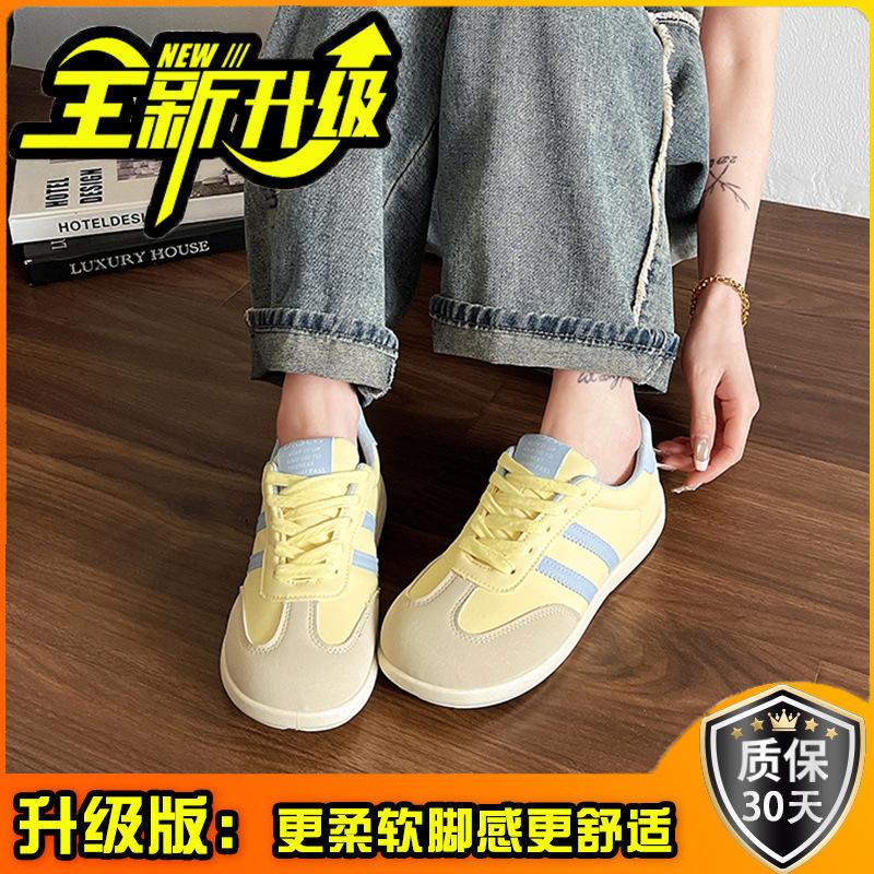 Versatile lace-up thick baseplate shoes women's spring niche fashion sports shoes casual retro