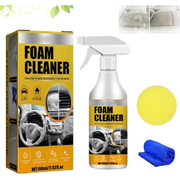 LONGLUAN Многоцелевой пенный очиститель, Универсальный пенный очиститель, Многоцелевой пенный очиститель для автомобиля, Очиститель обивки для автомобильных сидений, Интерьер 1pcs