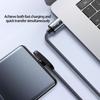 100w USB To USB C Cable Nylon Braided 90 Degree Elbow Fast Charging Data Cord For Mobile Phone Type C Quick Wire