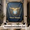 Custom Text Tapestry Lazio FC Print Wall Tapestry Indoor Living Room Wall Decor