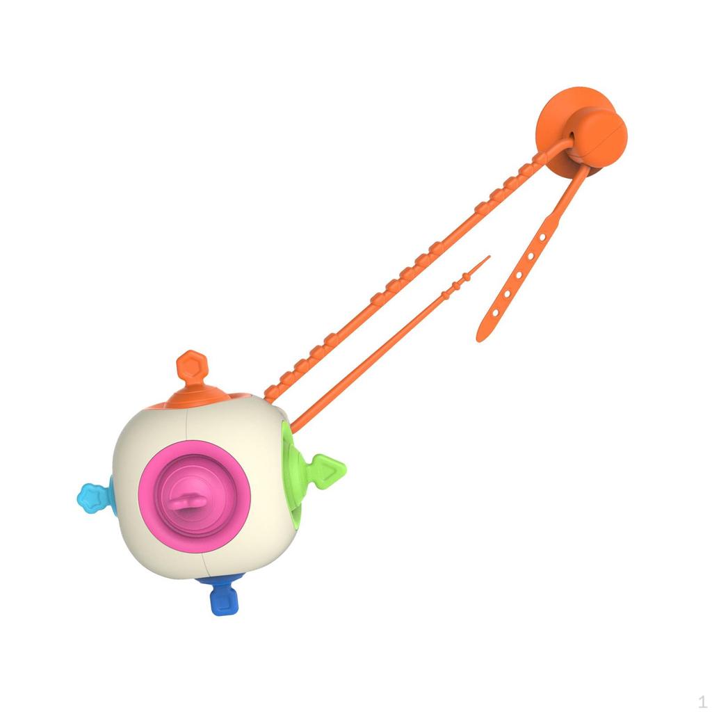 Baby Teether Ball with Suction Cup Busy for Infants Toddlers Girls Style A