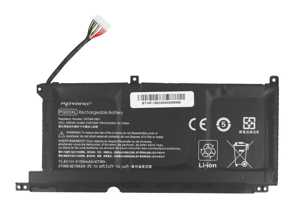 Baterie PG03XL pentru HP 15-DH 15-EC 15-DK 16-A HSTNN-OB1I