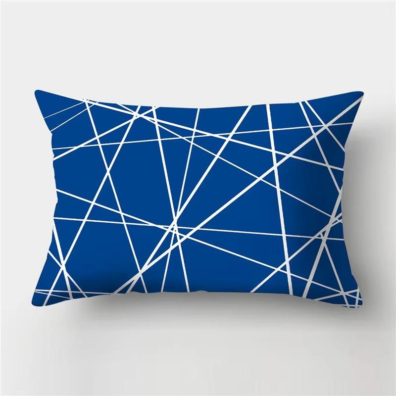 30*50 cm Zwierzęta Morskie Seria Niebieska Wzór Nadruk Dekoracja Sofa Salon Dom Poliester Prostokątna Poszewka na Poduszkę Poduszka