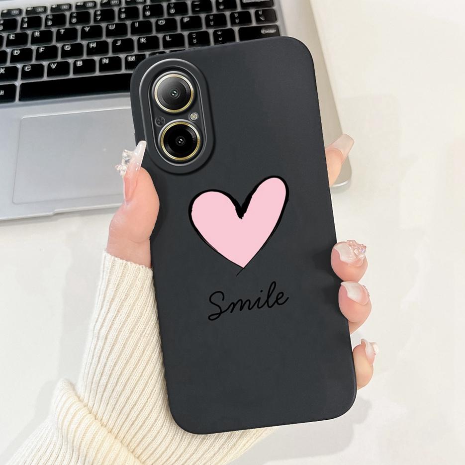 For Realme C67 4G Case RMX3890 Cute Panda Cartoon Cover Anti-Drop Phone Case For Realme C67 RealmeC67 4G Back Covers Soft Fundas