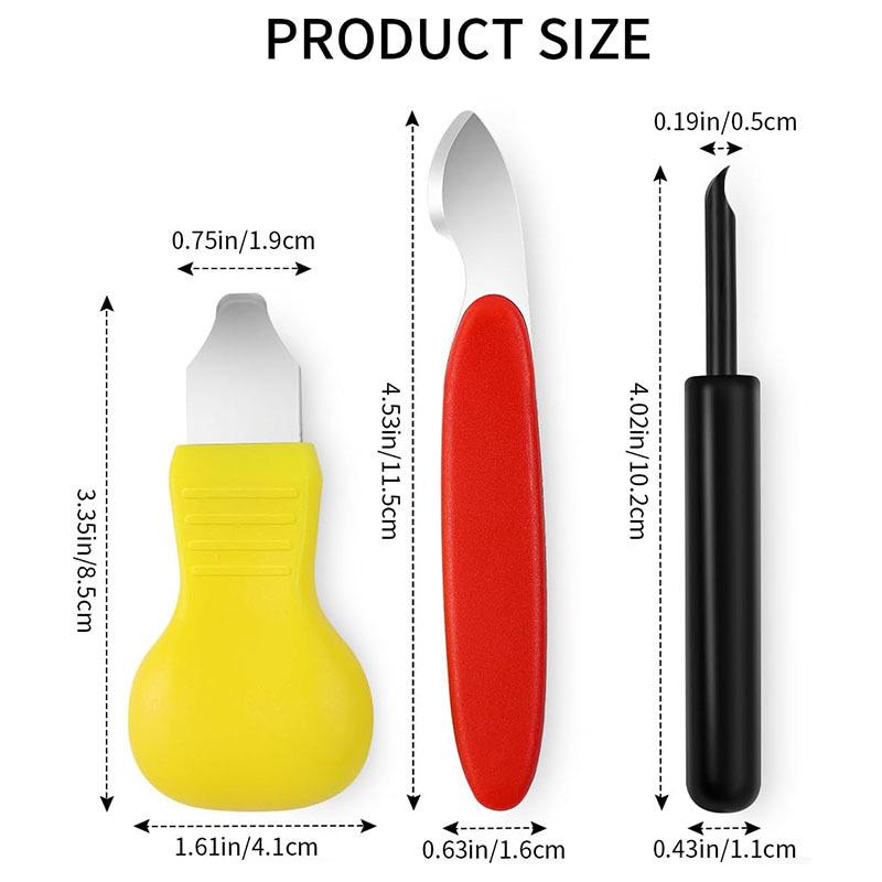 4-Piece Watch Repair Tool Set: Battery Replacement & Case Opener Pry Tools