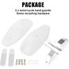 Motorcycle Universal Handguards, PSLER Motorcycle Hand Grip Guards for Motorbike Choppers, Crusiers and Touring, with 10mm Direct Thread Bolt, Clear