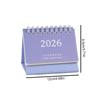 2026 Mini Desk Calendar Large English Calendar Books Annual To Do List Monthly Daily Planner Time Manegement