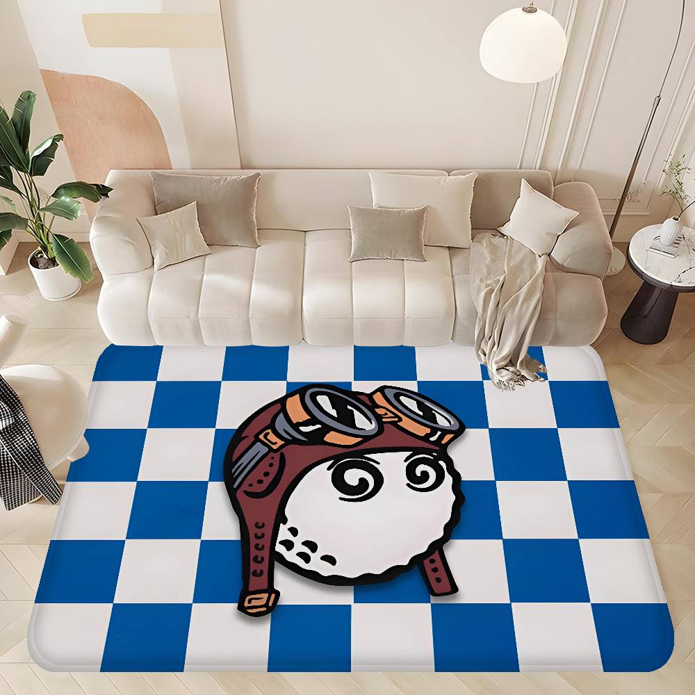 M-Malbon Luxury Long Rugs Nordic Style Bedroom Living Room Doormat Home Balcony Anti-Slip Toilet Rug