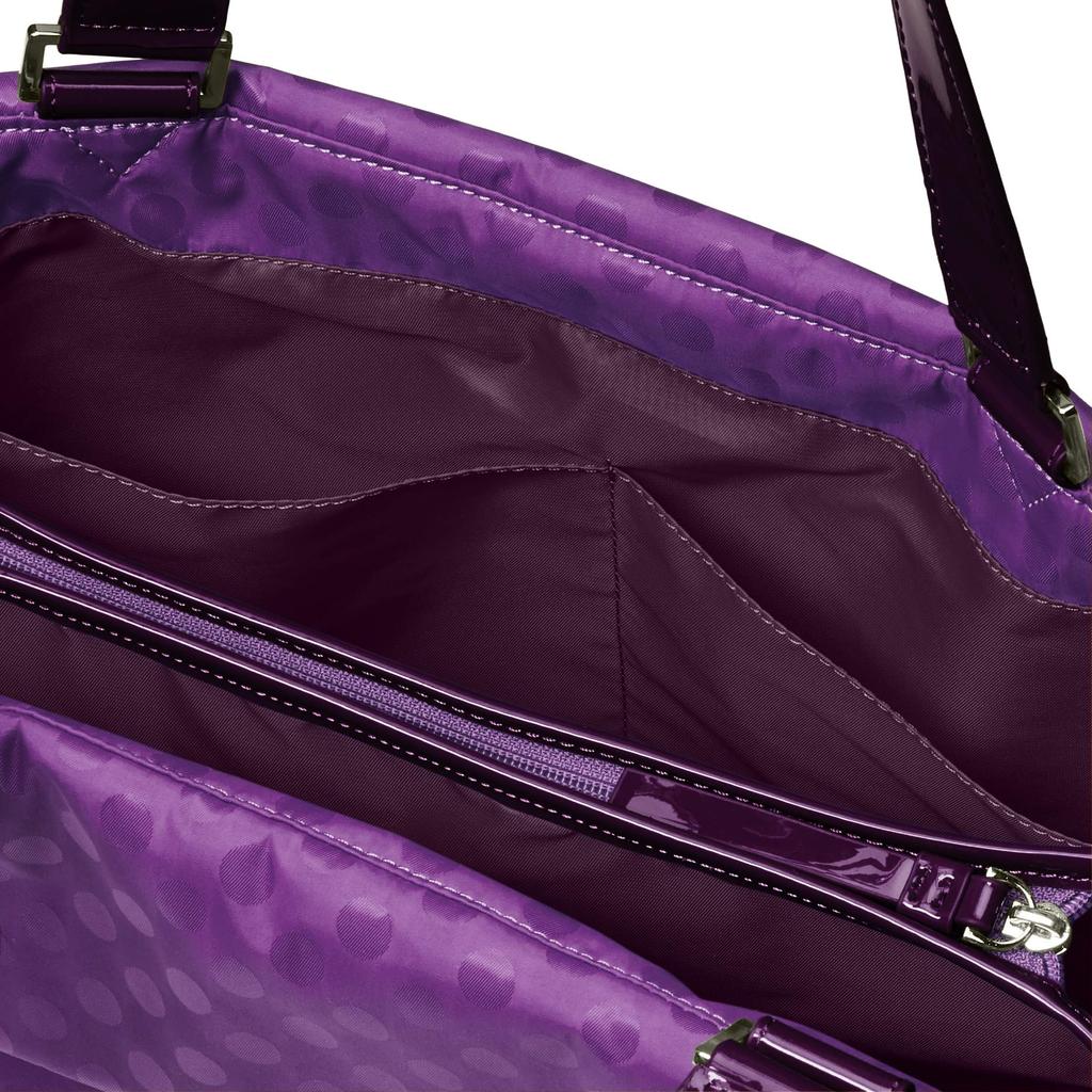 Polka Dots Tote Bag M Size Purple [Izak] 2-way Y92-11-03