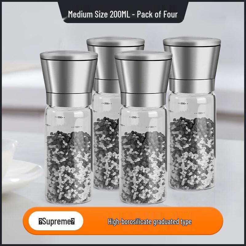 Manual Pepper and Salt Grinder with Ceramic Core